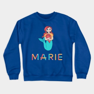 School Enrollment Mermaid Marie Crewneck Sweatshirt